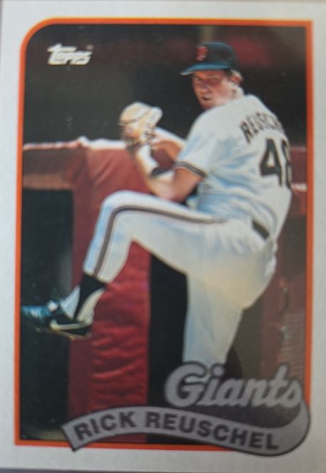 1989 Topps #65 Rick Reuschel — front