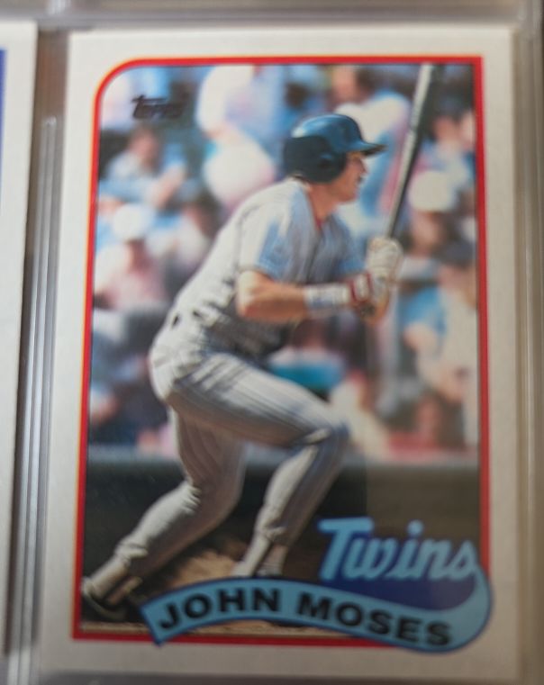 1989 Topps #72 John Moses — front