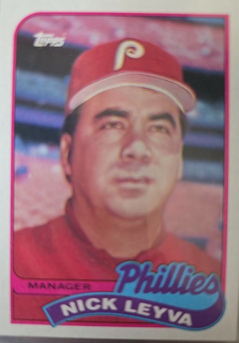 1989 Topps #74 Nick Leyva — front