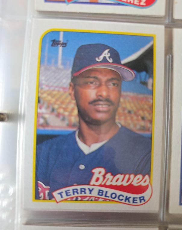 1989 Topps #76 Terry Blocker — front
