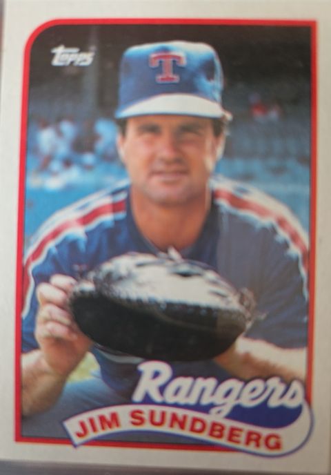1989 Topps #78 Jim Sundberg — front