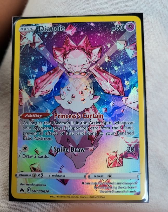 2023 Pokemon Crown Zenith GG13/GG70 Diancie — front