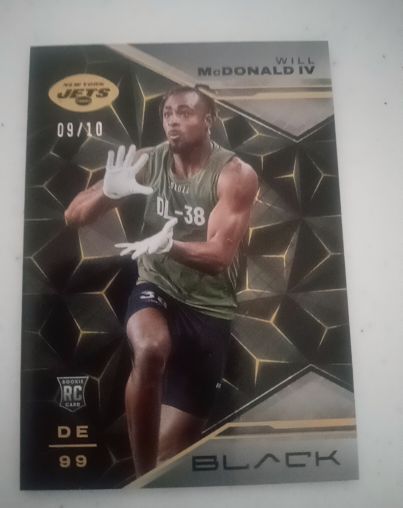 2023 Panini Black #99 Will McDonald IV — front