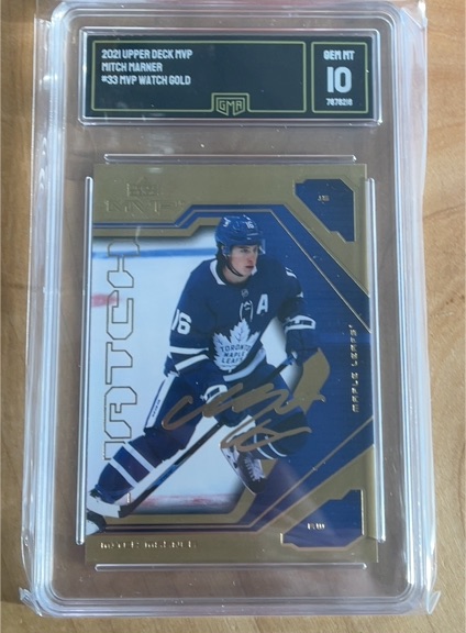 2021-22 Upper Deck MVP 20th Anniversary Gold #33 Mitch Marner — front