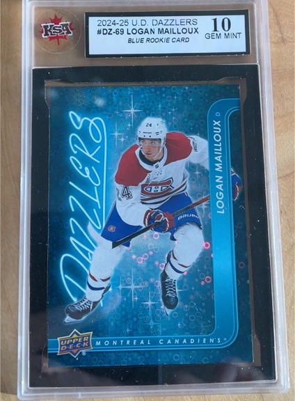 2024-25 Upper Deck Dazzlers #DZ-69 Logan Mailloux — front