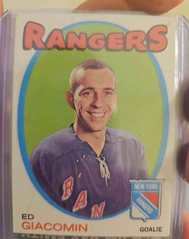 1971-72 Topps #90 Ed Giacomin — front