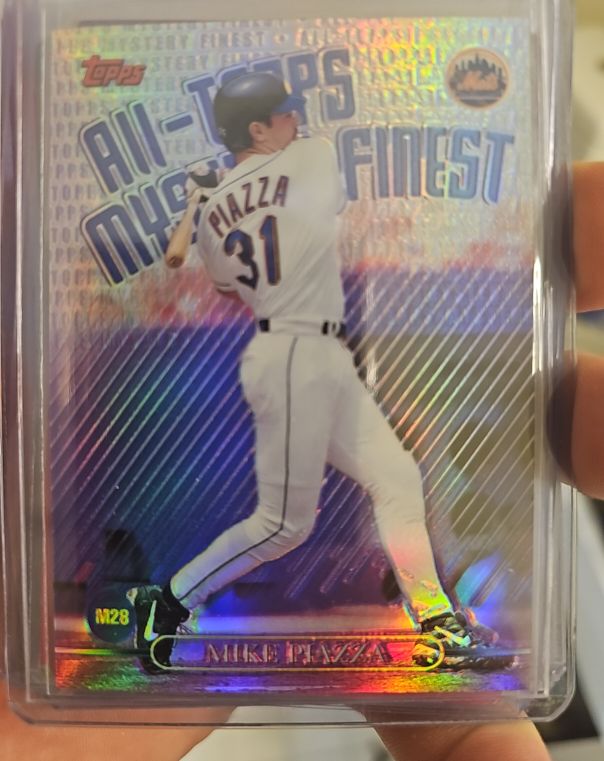 1999 Topps All-Topps Mystery Finest #M28 Mike Piazza — front