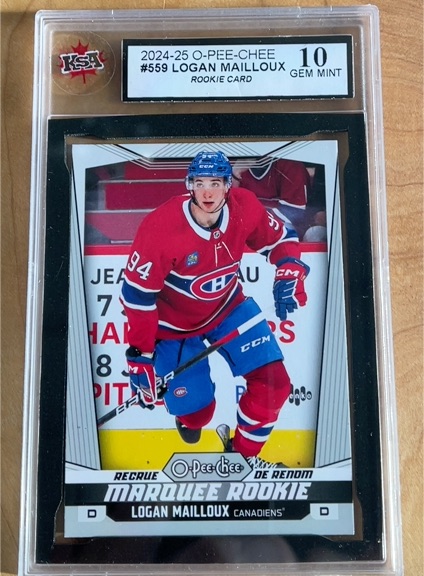 2024-25 O-Pee-Chee #559 Logan Mailloux — front