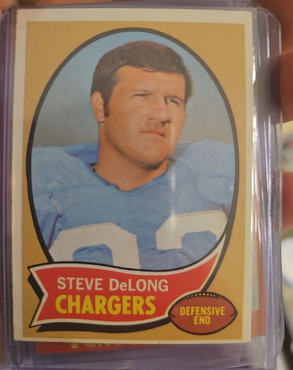 1970 Topps #49 Steve DeLong San Diego Chargers — front