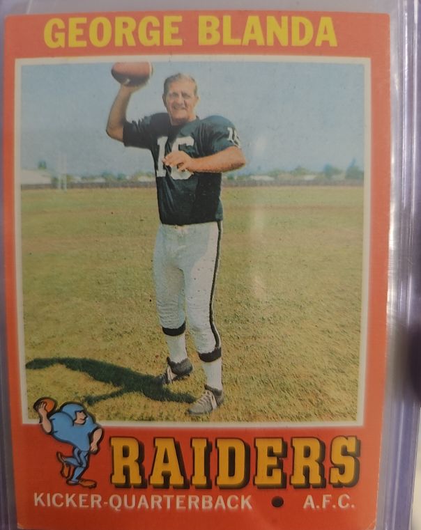 1971 Topps Football #39 George Blanda — front