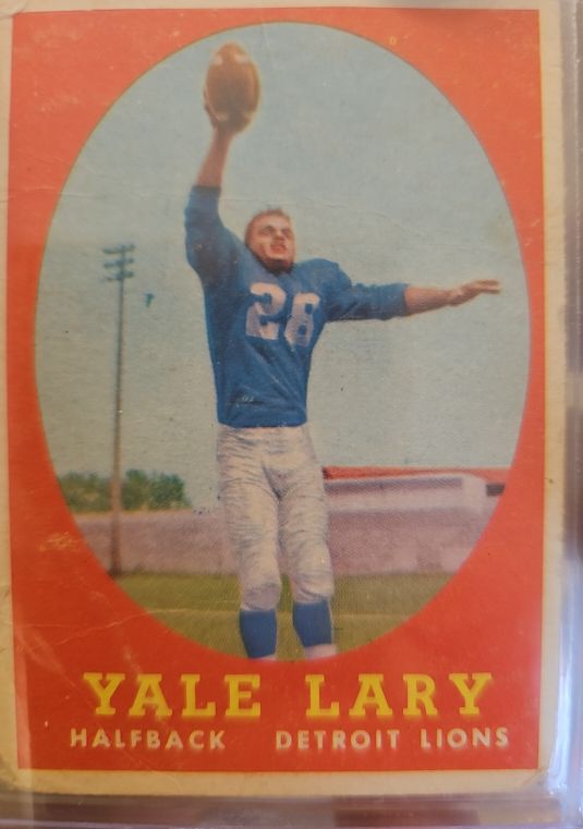 1958 Topps #18 Yale Lary — front