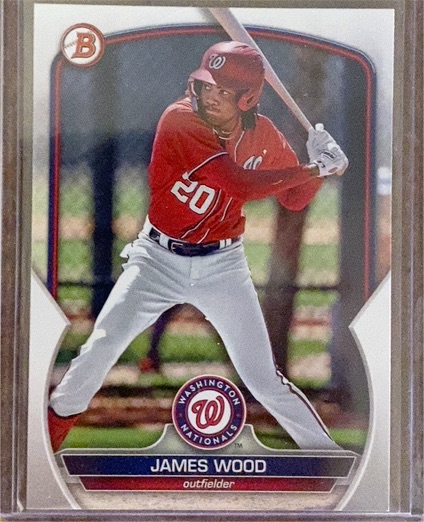 2023 Bowman Draft #BD-70 James Wood — front