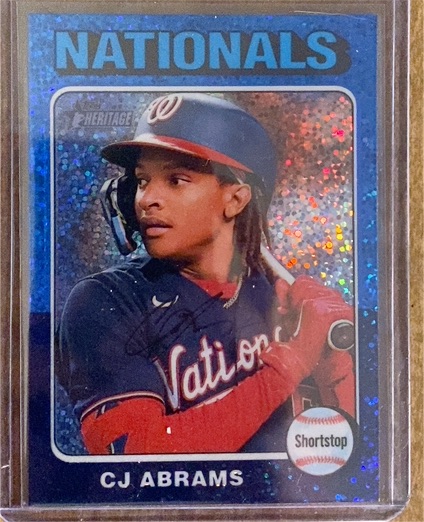 2024 Topps Heritage #446 CJ Abrams — front