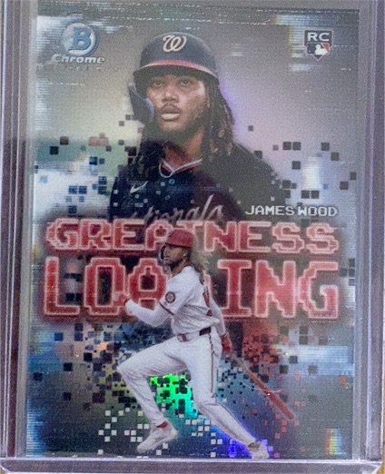 2025 Bowman Chrome #GL-20 James Wood Greatness Loading — front