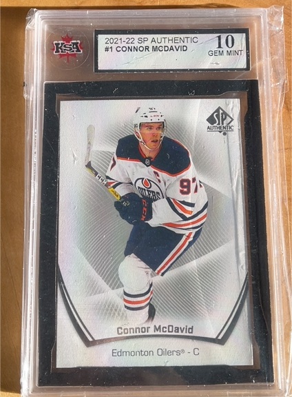 2021-22 Upper Deck SP Authentic #1 Connor McDavid — front
