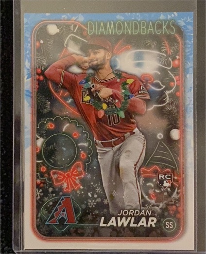 2024 Topps Holiday #H166 Jordan Lawlar — front