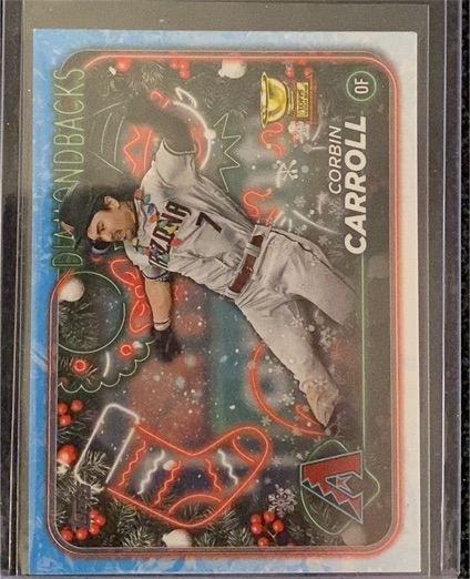 2024 Topps Holiday #H42 Corbin Carroll — front
