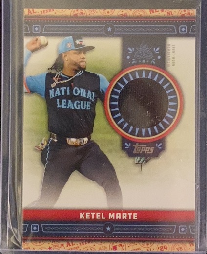2024 Topps Update #ASR-KM Ketel Marte All-Star Stitches Relic — front