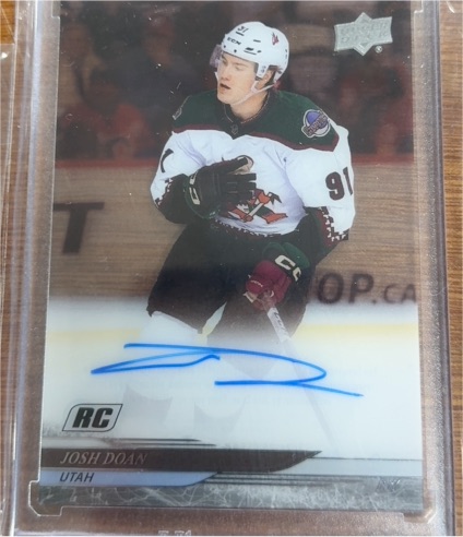 2024-25 Upper Deck Clear Cut #CC-JD Josh Doan — front