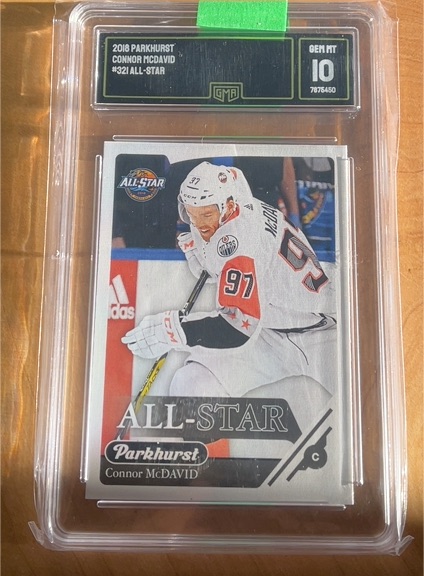 2018-19 Upper Deck Parkhurst #321 Connor McDavid All-Star — front
