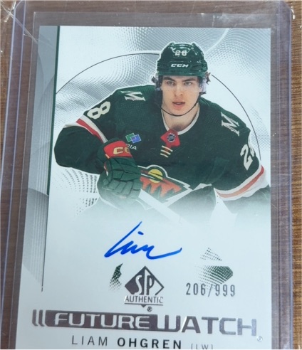 2024-25 Upper Deck SP Authentic Future Watch #143 Liam Ohgren — front