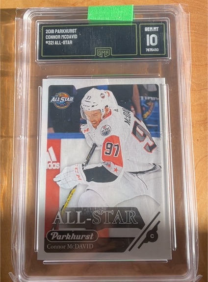 2018-19 Upper Deck Parkhurst Bronze All-Stars #321 Connor McDavid — front