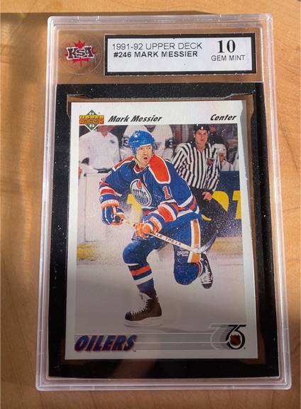 1991-92 Upper Deck #246 Mark Messier — front