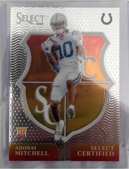 2024 Panini Select #18 Adonai Mitchell Select Certified Rookies — front