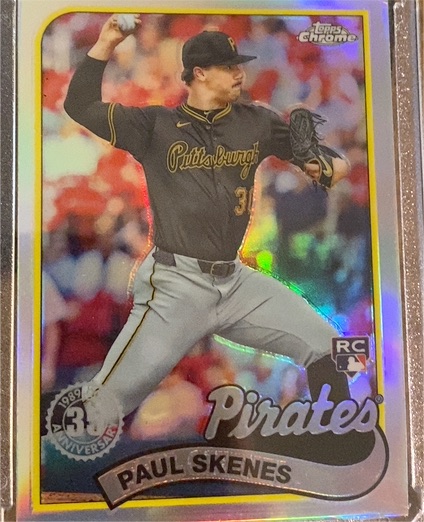 2024 Topps Chrome Update Series - 1989 Topps Baseball #89CU-1 Paul Skenes — front