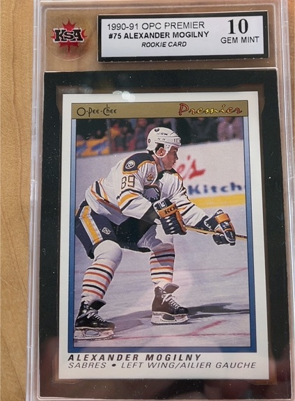 1990-91 O-Pee-Chee Premier #75 Alexander Mogilny Rookie Card — front
