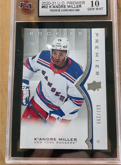 2020-21 Upper Deck Premier #62 K'Andre Miller — front