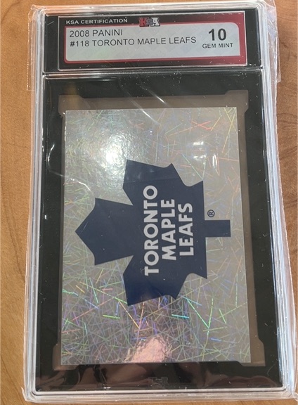 2008 Panini #118 Toronto Maple Leafs — front