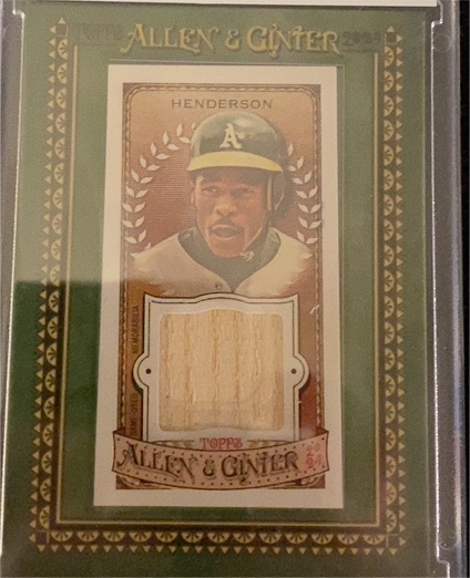 2024 Topps Allen & Ginter #MFR-RHE Rickey Henderson — front