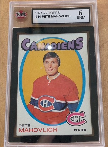 1971-72 Topps #84 Pete Mahovlich — front