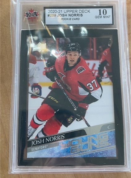 2020-21 Upper Deck Young Guns #209 Josh Norris — front