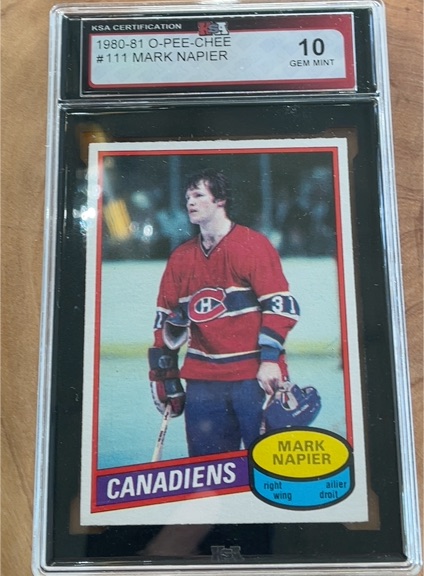 1980-81 O-Pee-Chee #111 Mark Napier — front