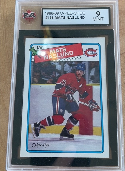 1988-89 O-Pee-Chee #156 Mats Naslund — front