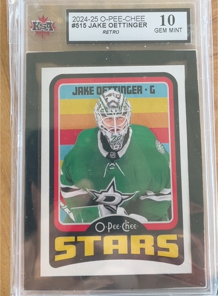 2024-25 O-Pee-Chee Retro #515 Jake Oettinger — front
