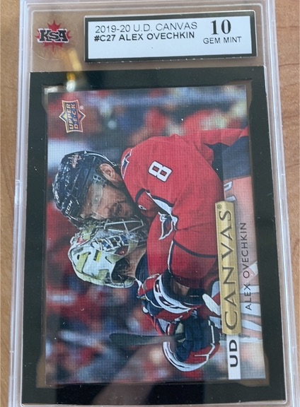 2019-20 Upper Deck Canvas #C27 Alex Ovechkin — front