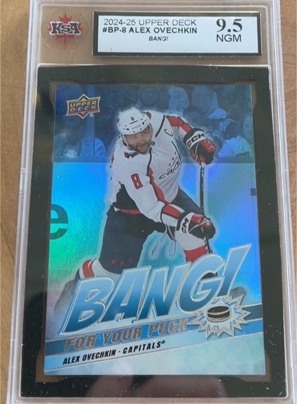 2024-25 Upper Deck Series 2 Bang for Your Puck #BP-8 Alex Ovechkin — front
