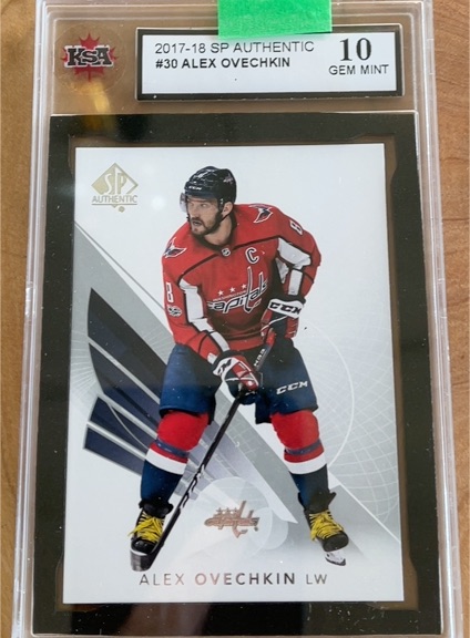 2017-18 Upper Deck SP Authentic #30 Alex Ovechkin — front