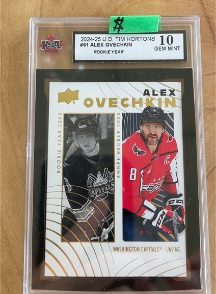 2024-25 Upper Deck Tim Hortons #61 Alex Ovechkin Rookie Year — front