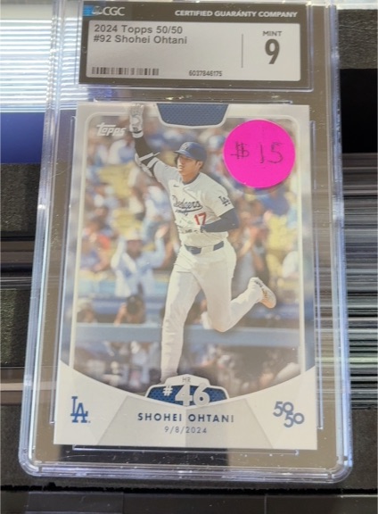 2024 Topps 50/50 #92 Shohei Ohtani — front