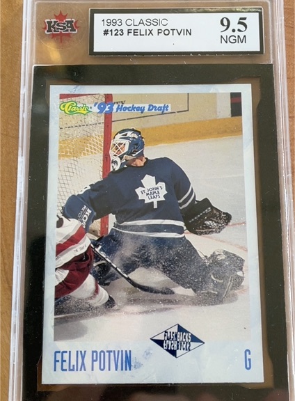 1993 Classic #123 Felix Potvin — front