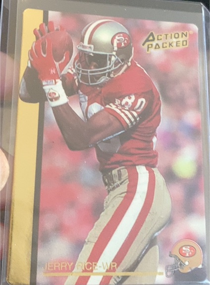 1992 Action Packed #59 Jerry Rice — front