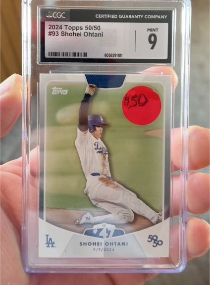 2024 Topps 50/50 #93 Shohei Ohtani — front