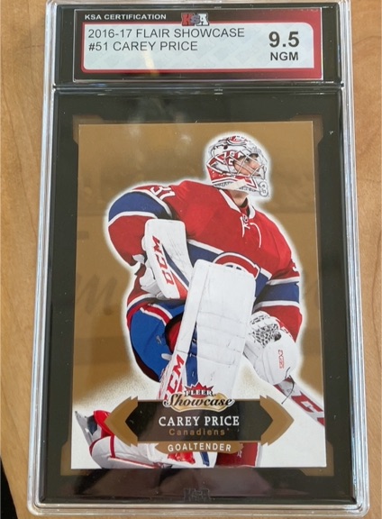 2016-17 Fleer Showcase #51 Carey Price — front