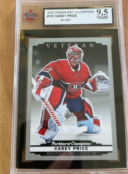 2022 Parkhurst Champions #121 Carey Price — front