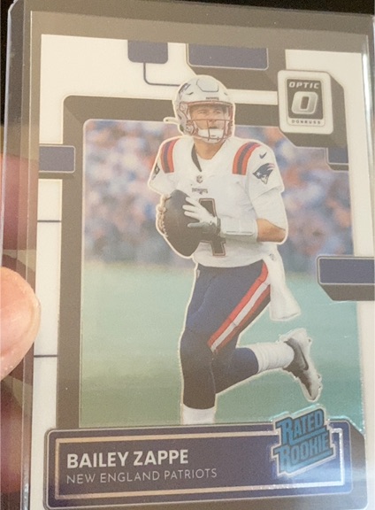 2022 Panini Donruss Optic #229 Bailey Zappe — front