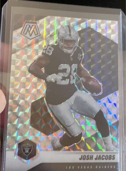 2020 Panini Mosaic #88 Josh Jacobs — front